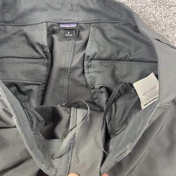 Patagonia Pants Womens 6 Crestview Stretch Hiking Water Repellent Workwear Gray - Picture 7 of 14
